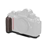 SMALLRIG Z f Wooden Handgrip, L-Shape Grip Holder for Nikon Z f Camera, Retro-Style Side Handle with 1/4"-20 Threaded Hole, Cold Shoe, Quick Release Plate for Arca, Black