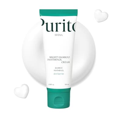 PURITO Panthenol 10% Post-Acne Cream | Moisturizer for Blemish Marks, Barrier Repair | Silicone-Free, Non-Comedogenic, Fragrance-Free, Vegan & Cruelty-free | Korean Skincare, 100mL 3.38 fl.oz