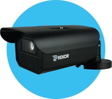 Rekor Edge Pro 1080p Security Camera with Edge AI-Based License Plate Recognition (LPR/ANPR), Vehicle Model/Make/Color, 4G LTE MIMO, 850nm IR Night Vision, IP67, PoE, >98% License Plate Recognition