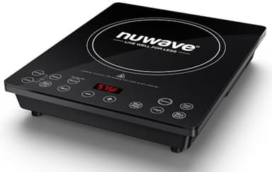 Nuwave Portable Induction Cooktop, NSF-Certified Single Electric Burner, 94 Precise Temp Range, Large 8” Heating Coil, Perfect for Professional & Commercial Settings, Shatter-Proof Glass Surface