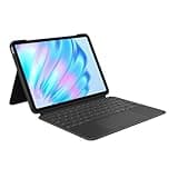 Logitech Combo Touch iPad Air 11-inch (M2 & M3), iPad Air (5th gen) Keyboard Case - Detachable Backlit Keyboard with Kickstand - Midnight Black
