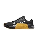 Nike Metcon 9 (Team) Men's Workout Shoes (FD5431-004, Black/University Gold/Smoke Grey/White) Size 10