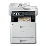 Brother MFC‐L8905CDW Business Color Laser All‐in‐One Printer, 7” Touchscreen Display, Duplex Print/Scan, Wireless, White