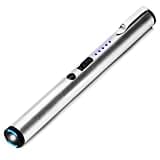 Guard Dog Security Enlight Pen Stun Gun with Flashlight, Self Defense Device, Battery Life Indicator, Belt Clip, Non Lethal Weapon for Women and Men, 6.10 Inches - Silver