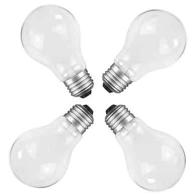 Hoimuv 75 Watt Incandescent Light Bulbs, A19 75 WATT Incandescent Bulb Shatter Resistant Rough Service Light Bulb 75 WATTS A19 Shape