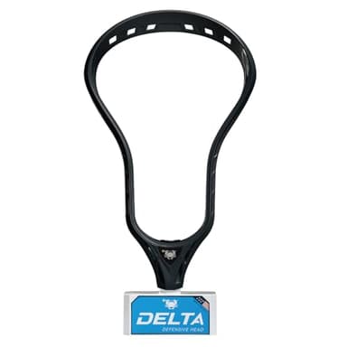 ECD Lacrosse Delta Defense Head (Delta - Unstrung Head, Black)