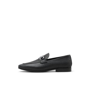 Aldo Men's Mullberry Loafers, Wide, Black, 12