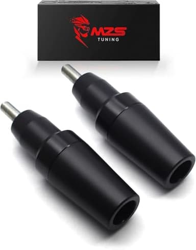 MZS Motorcycle Frame Sliders Compatible with YZF R7 2022-2026, Falling Anti Crash Protector Guards No Cut Kits Black