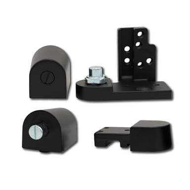 Summit Doorware Kawneer Pivot Door Hinge Set | Top and Bottom Set | Duronotic Finish | Right or Left Hand Options | Heavy Duty Commercial Door Hardware for Storefront Doors