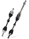 TAUTOY Pair (2) Front CV Axle Shaft Assembly Compatible with Camry 2002-2009, Highlander 2001-2005, Solara 2004-2008, Driver and Passenger Side Replace# 4342006221, 4342006231