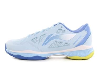 LI-NING Halberd Strike Unisex Badminton Shoes Anti-Slip Featherlight Rebound Professional Training Sports Sneakers Glacier Blue/Bright Cobalt Blue US 9