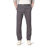 Amazon Essentials Men's Slim-Fit Wrinkle-Resistant Flat-Front Chino Pant, Charcoal, 33W x 34L