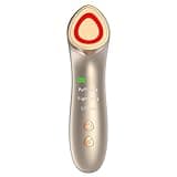 Radio Frequency Skin Tightening Face Machine - Microcurrent Anti-Aging Face Massager Eye De-Puffing Device for Facial Neck Lifting, Firming, Toning, Wrinkle Puffiness Reduction, Upgraded Version