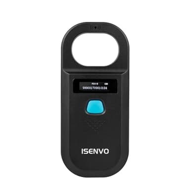 ISENVO Pet Microchip Scanner, 15 Digit Pet Chip Scanner, Rechargeable(190A)