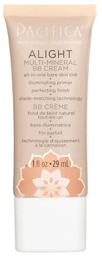 Pacifica Alight Multi-Mineral BB Cream Medium – Hydrating Tinted Moisturizer & Primer, Sheer Natural Foundation Coverage, Vegan & Cruelty-Free, 1 fl oz