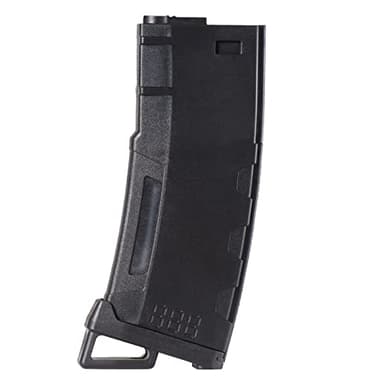 Lancer Tactical Airsoft M4 M16 Series Polymer 130 Round Capacity Transparent Window High Speed MidCap Airsoft Magazine