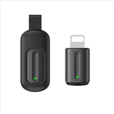 Universal Remote Control Adapter for iPhone All in One Remote Control for TV/AC/DVD Compatible with Samsung, Sony, Panasonic, Sharp, LG and More. (Black, for Lightning Plug iOS)