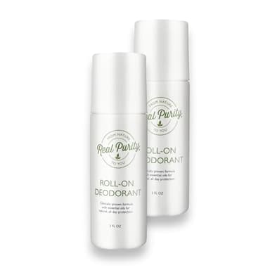 Real Purity, (2 Pack) Roll-On Deodorant