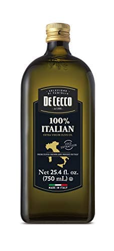 De Cecco Extra Virgin 100% Olive Oil, Made in Italy, Cold Extraction, Great for Roasting & Grilling, 25.4 Fl Oz, Pack of 1