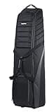 Bag Boy T-750 Golf Travel Cover for Airlines, Extra-Thick 4-Sided Padded Top, Internal Compression Strap, Lockable Full Wrap-Around Zipper, Black/Charcoal