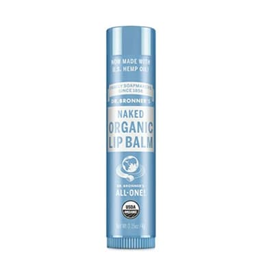 Dr. Bronner's Organic Lip Balm-Naked-0.15 oz