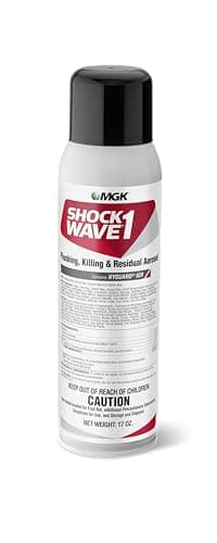 MGK Shockwave® 1 Flushing, Killing & Residual Aerosol | Combination Product | Cockroach Killer | for Indoor and Outdoor Applications | Contains NyGuard® IGR | 17 Ounce Can