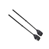 BESPORTBLE Boat Oars Pair Paddle Oar for Kayak Canoe Foldable Design Sturdy Plastic Rowing Canoe Paddle for Rafting