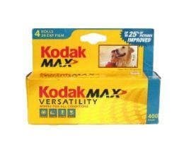 Kodak Gold 400 ISO 400, 35mm, 24 Exposures, Color Negative Film (4 Roll per Pack)