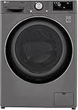 LG WM3555HVA 24 Inch Smart Front Load Washer/Dryer Combo with 2.4 cu.ft. Capacity, 14 Programs, 13 Wash Options, 8 Dry Cycles, TurboWash™, Allergiene™ Cycle, Sanitize Cycle, Steam Refresh