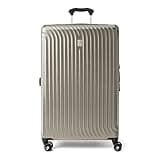 Travelpro Maxlite Air Hardside Expandable Checked Luggage, 8 Spinner Wheels, Lightweight Hard Shell Polycarbonate Suitcase, Champagne, Checked Large 28-Inch