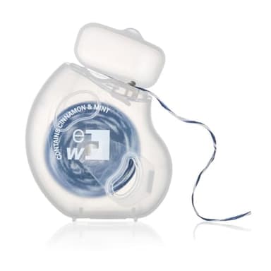 Gentle Gum Care Soft Woven Dental Floss, Minty Cinnamon Flavored Dental Floss | Woven Cushioned Comfort Floss for Sensitive Gums | Expanding & Cushioned Flossing - 131ft Total Length