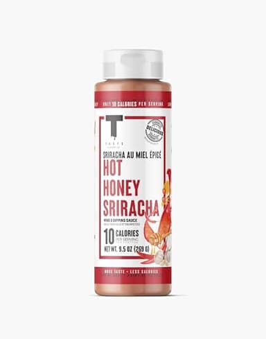 Taste Flavor Co. Wing Sauce and Marinade, Great Tasting, Keto Friendly, Low-Calorie Sauce (Hot Honey Sriracha)