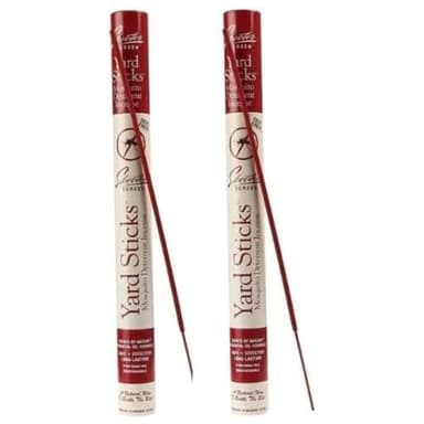 Skeeter Screen 61204R Mosquito Deterrent Incense Sticks – DEET-Free Essential Oil Formula – 15 Count (Pack of 2) – Each Stick Lasts Up to 4 Hours – 22" Long – Outdoor Use for Patios & Gardens