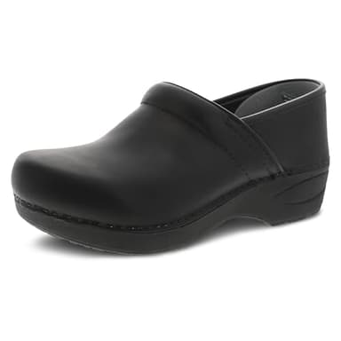 Dansko XP 2.0 Clogs - Lightweight Slip-Resistant Footwear for Comfort and Support - Ideal for Long Standing Professionals - Nursing, Healthcare Professionals Black Waterproof 7.5-8 Wide US