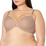 Warner's Women's No Side Effects Underarm-Smoothing Comfort Underwire Lightly Lined T-Shirt Bra 1356, Toasted Almond, 38C