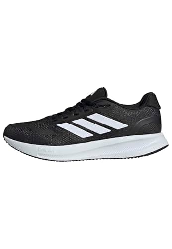 Adidas Men's Run Falcon 5, Black/White/Black, 11