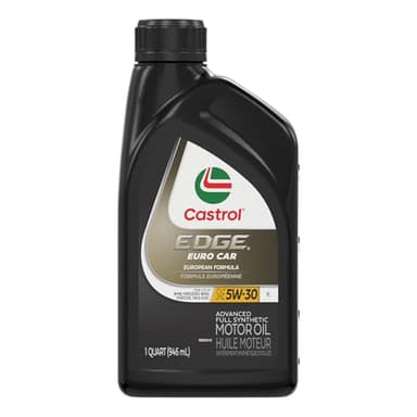 Castrol EDGE Euro 5W-30 K Advanced Full Synthetic Motor Oil, 1 Quart, Pack of 6