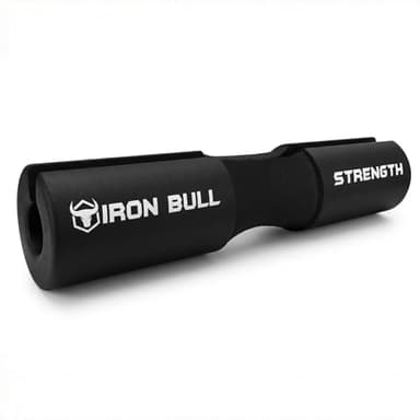 Advanced Squat Pad - Barbell Pad for Squats, Lunges & Hip Thrusts - Neck & Shoulder Protective Pad Support (Black)