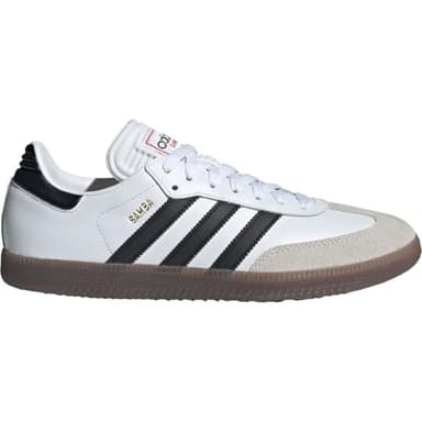 Adidas Unisex-Adult Samba Indoor, White/Black/Vivid Red, 8