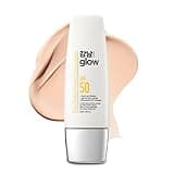 GANGNAM GLOW Day Shield Perfect Sunscreen SPF 50 - Effortless Tinted Sunscreen with Zinc Oxide, Sheer Moisturizer for face, Quick Absorption, Broad Spectrum, All Skin Types, Korean Skincare, 1.7floz