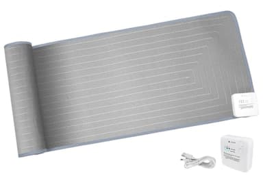 DOGNESS Rechargeable Pet Shock Mat, 59"x15" Safe Cat Repellent Mat Electronic Training Pads Keep Dogs and Cats Off Couch, Bed, Indoor Cat Deterrent Mat (Grey)