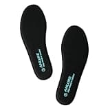 Memory Foam Insoles for Men & Women - Replacement Cushion Shoe Inserts for Work Boots, Running Shoes, Hiking, Sneakers & Loafers - Shock Absorbing Support for Foot Pain Relief & All-Day Comfort Black