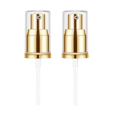 Chris.W 2Pack Foundation Pump Fit for Estee Lauder Double Wear Foundation DW Replacement Pump(Gold)