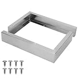 W10164745 Silver Microwave Trim Kit, Universal Microwave Filler Kit Fits for Whirlpool W10164745 and Most Other Brands,Over The Range Microwave Trim Kit Made by Stainless Steel with 17.25”H x 10.75”D