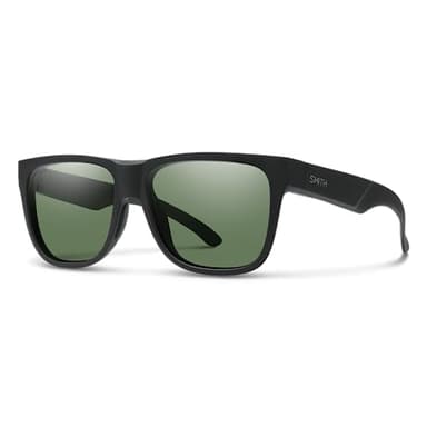 SMITH Lowdown 2 Sunglasses – Performance Sports Active Sunglasses For Running or Everyday Wear – For Men & Women – Matte Black + Grey Green ChromaPop Polarized Lenses