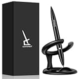 SUNTEREST Magnetic Levitating Ballpoint Pen,Futuristic Luxury Floating Pen,Executive Pen that Defies Gravity,Unique Gifts for Men & Women,Office Desk Decor,Cool Tech Gadgets(Black)
