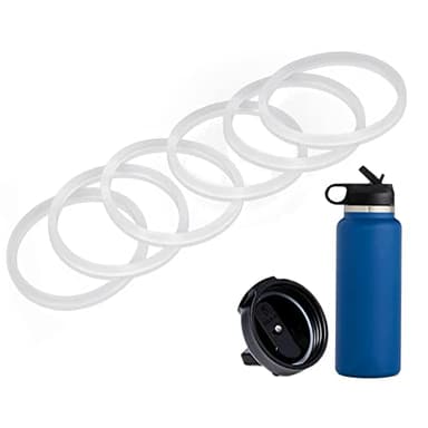 Greant 2.3 in O Ring for Hydroflask Wide Mouth Straw Lid, 6 PCS Rubber Seal for Hydro Flask Lid with Straw
