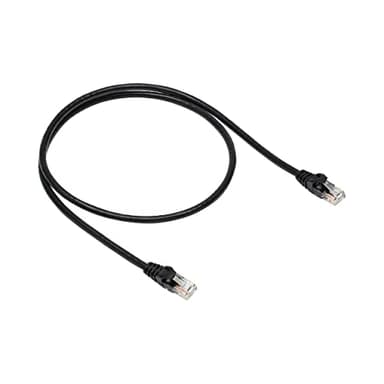Amazon Basics RJ45 Cat 6 Ethernet Patch Cable, 10Gpbs High-Speed Cable, 250MHz, Snagless, 3 Foot, Black