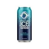 Sparkling ICE +Caffeine Blue Raspberry, Naturally Flavored Sparkling Water with Antioxidants & Vitamins, Zero Sugar, 16oz Can