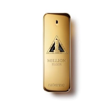 Rabanne 1 Million Elixir Parfum Intense - Long Lasting Luxury Cologne for Men with Rose Damascena, Vanilla Absolute & Cedarwood - Men's Fragrance Spray, 3.4 oz